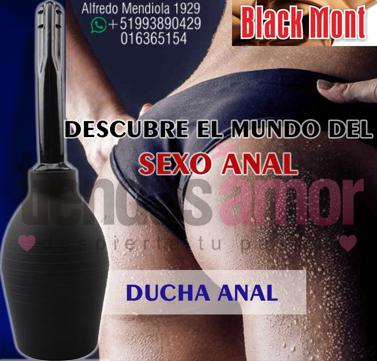 ENEMA LIMPIEZA ANAL EVITA ACCIDENTES CON BLACKMONT